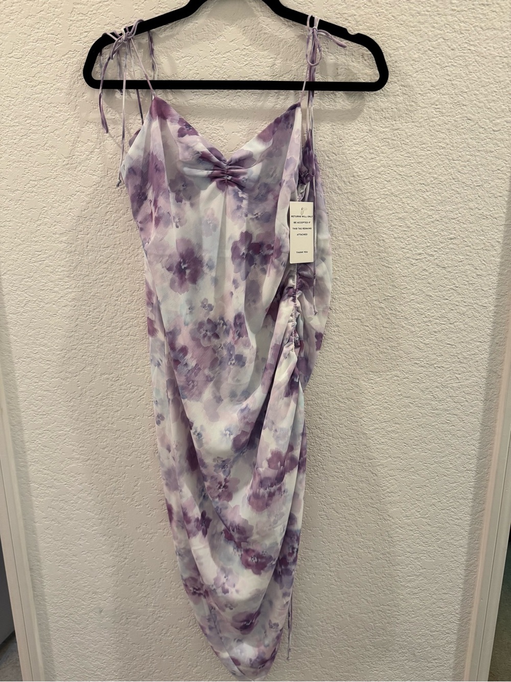 Zinna Midi Dress in Purple